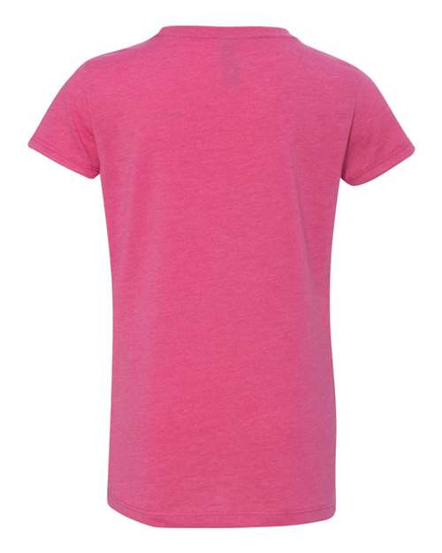Next Level 3712 Youth Princess CVC T-Shirt #color_RASPBERRY