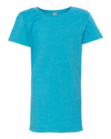 Next Level 3712 Youth Princess CVC T-Shirt #color_BONDI BLUE