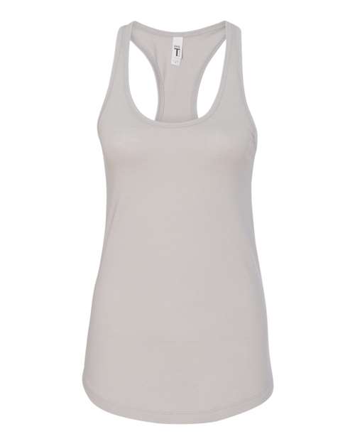 Next Level N1533 Ladies' Ideal Racerback Tank #color_SILVER