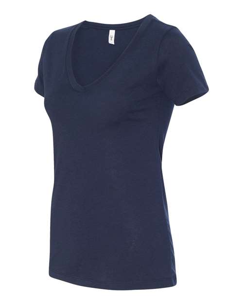 Next Level N1540 Ladies' Ideal V #color_MIDNIGHT NAVY