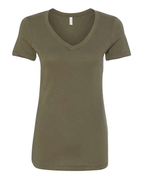 Next Level N1540 Ladies' Ideal V #color_MILITARY GREEN