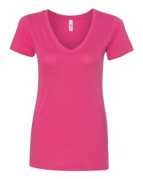 Next Level N1540 Ladies' Ideal V #color_RASPBERRY
