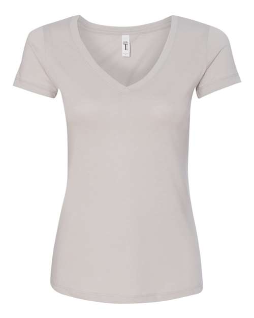 Next Level N1540 Ladies' Ideal V #color_SILVER