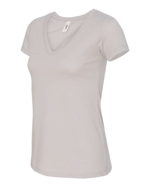 Next Level N1540 Ladies' Ideal V #color_SILVER