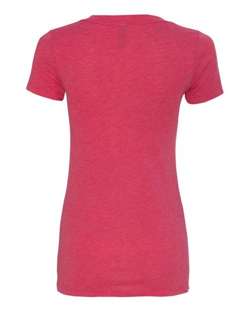 Next Level 6740 Ladies' Triblend Deep V #color_VINTAGE SH PINK