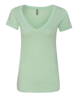 Next Level 6640 Ladies' CVC Deep V-Neck T-Shirt #color_MINT