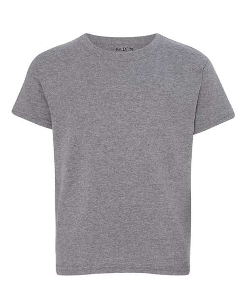 Gildan G800B Youth 50/50 T-Shirt #color_GRAPHITE HEATHER