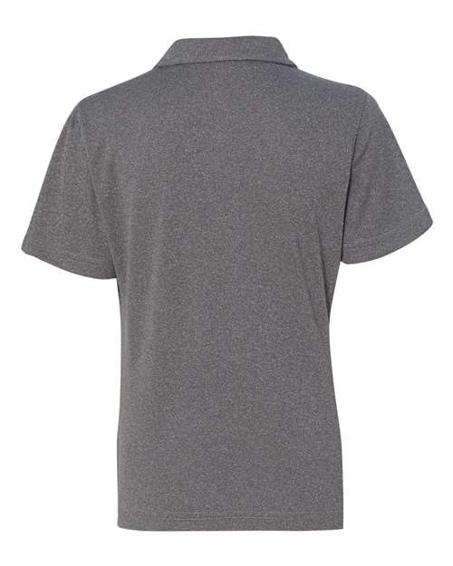 Sierra Pacific 5469 Women's Moisture Free Mesh Polo #color_Heathered Grey