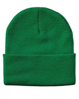 "Sportsman SP12 12" Solid Cuffed Beanie #color_Kelly"