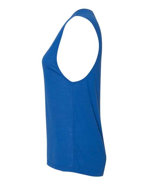 Bella + Canvas B8803 Ladies' Flowy Scoop Muscle Tank #color_TRUE ROYAL