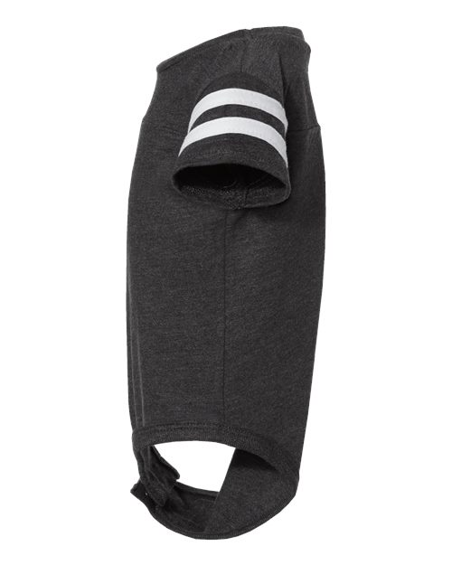 Rabbit Skins 4437 Infant Football Bodysuit #color_VN SMOKE/ BD WHT