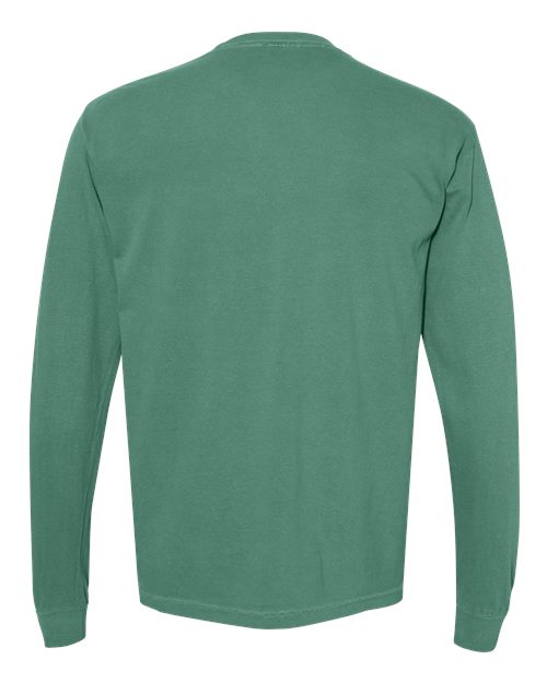 Comfort Colors C4410 Adult Heavyweight RSLong-Sleeve Pocket T-Shirt #color_LIGHT GREEN