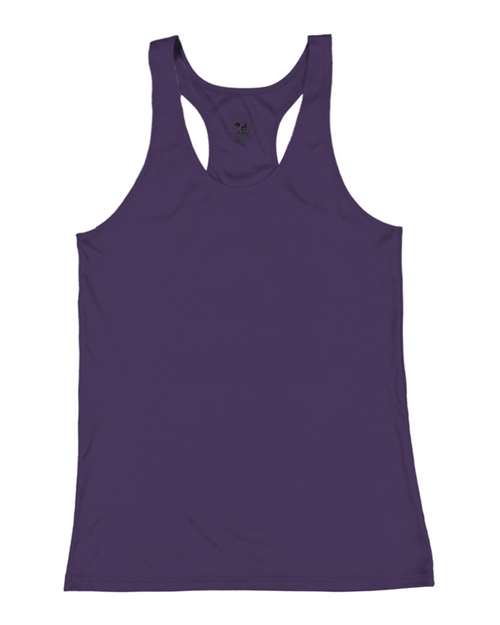 Badger 4166 Women’s B-Core Racerback Tank Top #color_Purple