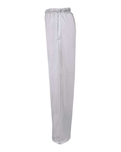 Badger 1478 Performance Fleece Open-Bottom Sweatpants #color_Silver