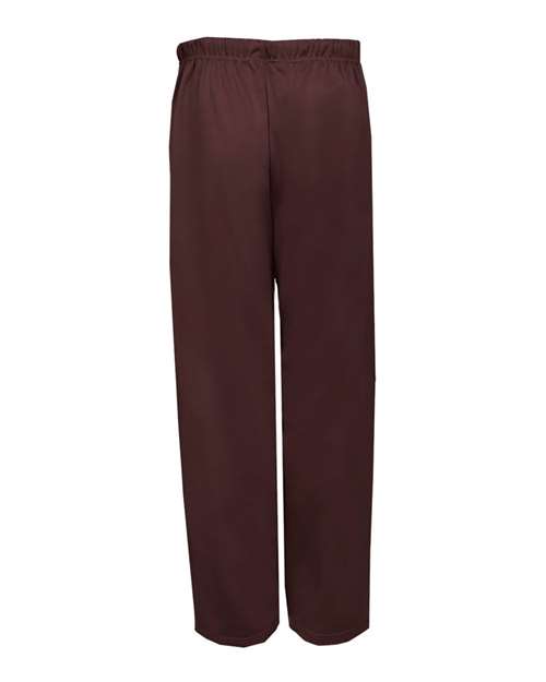 Badger 1478 Performance Fleece Open-Bottom Sweatpants #color_Maroon