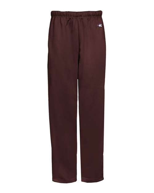 Badger 1478 Performance Fleece Open-Bottom Sweatpants #color_Maroon