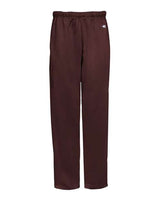 Badger 1478 Performance Fleece Open-Bottom Sweatpants #color_Maroon