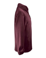 Badger 1480 Performance Fleece Quarter-Zip Pullover #color_Maroon