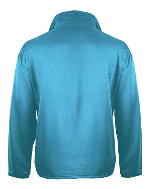 Badger 1480 Performance Fleece Quarter-Zip Pullover #color_Columbia Blue