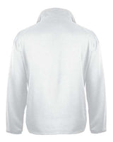 Badger 1480 Performance Fleece Quarter-Zip Pullover #color_White
