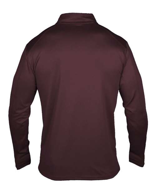 Badger 4280 Lightweight Quarter-Zip Pullover #color_Maroon