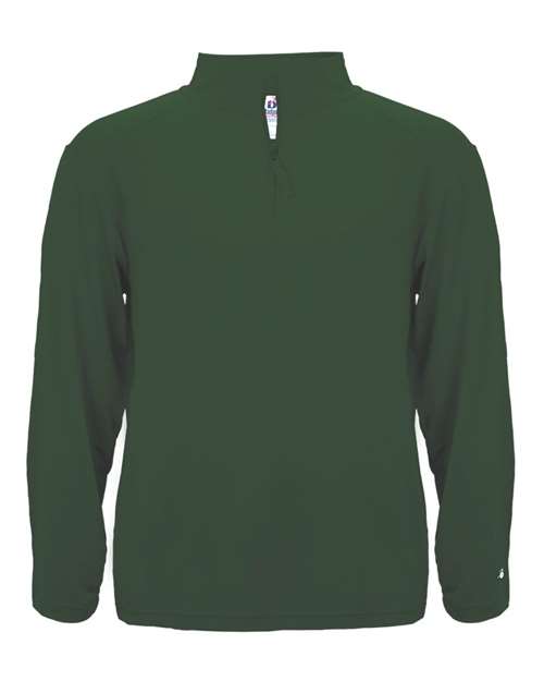 Badger 4280 Lightweight Quarter-Zip Pullover #color_Forest