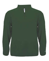 Badger 4280 Lightweight Quarter-Zip Pullover #color_Forest