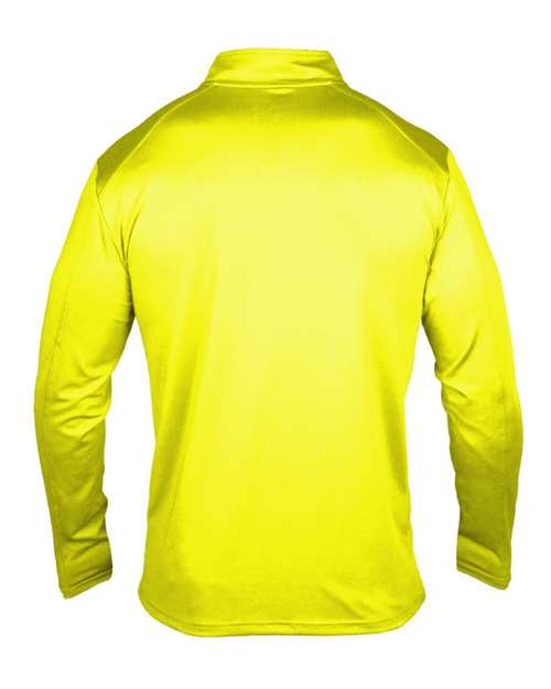 Badger 4280 Lightweight Quarter-Zip Pullover #color_Safety Yellow