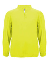 Badger 4280 Lightweight Quarter-Zip Pullover #color_Safety Yellow