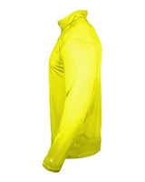 Badger 4280 Lightweight Quarter-Zip Pullover #color_Safety Yellow