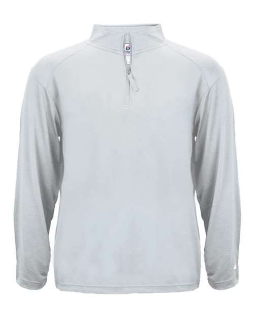 Badger 4280 Lightweight Quarter-Zip Pullover #color_Silver