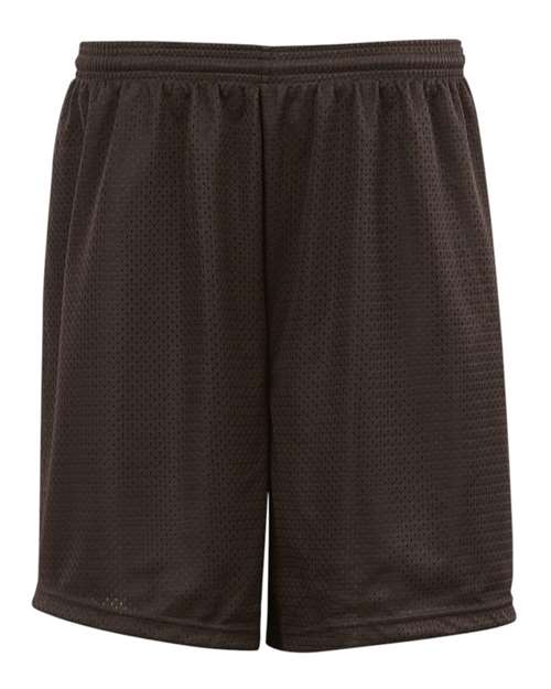 ""Badger 2207 Youth Pro Mesh 6" Shorts" #color_Brown"