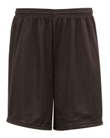 ""Badger 2207 Youth Pro Mesh 6" Shorts" #color_Brown"