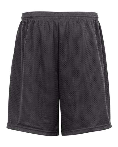 ""Badger 2207 Youth Pro Mesh 6" Shorts" #color_Graphite"