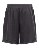 ""Badger 2207 Youth Pro Mesh 6" Shorts" #color_Graphite"