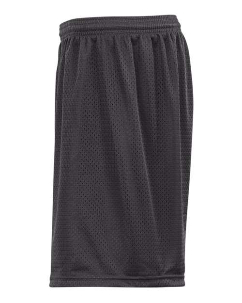 ""Badger 2207 Youth Pro Mesh 6" Shorts" #color_Graphite"