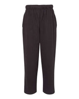 C2 Sport 5577 Open-Bottom Sweatpants #color_Black