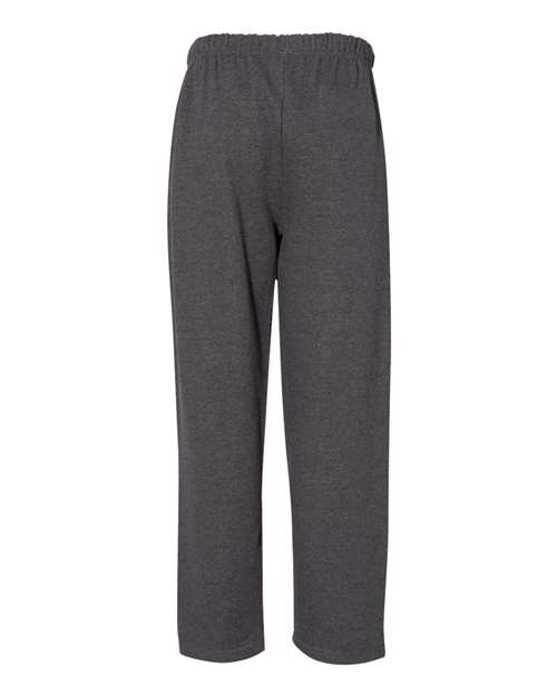 C2 Sport 5577 Open-Bottom Sweatpants #color_Charcoal