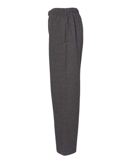 C2 Sport 5577 Open-Bottom Sweatpants #color_Charcoal