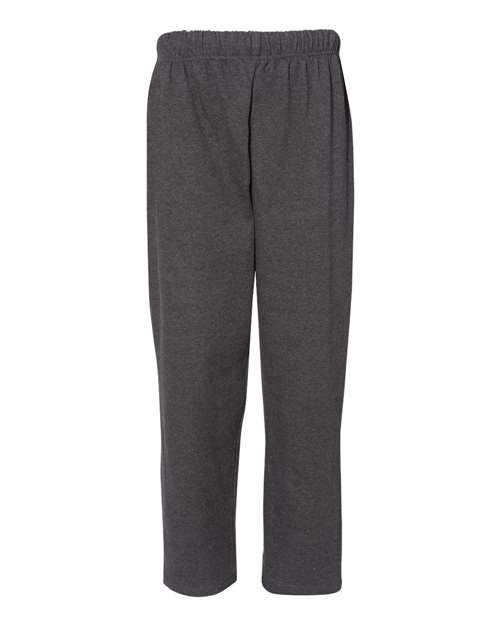 C2 Sport 5577 Open-Bottom Sweatpants #color_Charcoal