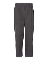 C2 Sport 5577 Open-Bottom Sweatpants #color_Charcoal