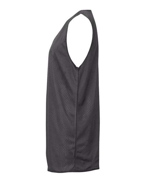 Badger 2529 Youth Pro Mesh Reversible Tank Top #color_Graphite/ White
