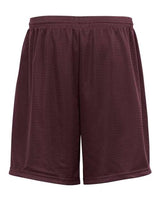 "Badger 7219 Pro Mesh 9" Shorts with Pockets #color_Maroon"
