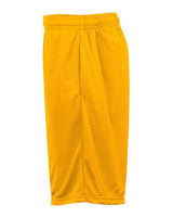 "Badger 7219 Pro Mesh 9" Shorts with Pockets #color_Gold"