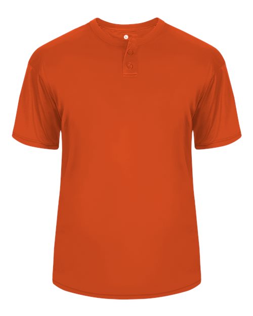 Alleson Athletic 7930 B-Core Placket Jersey #color_Burnt Orange