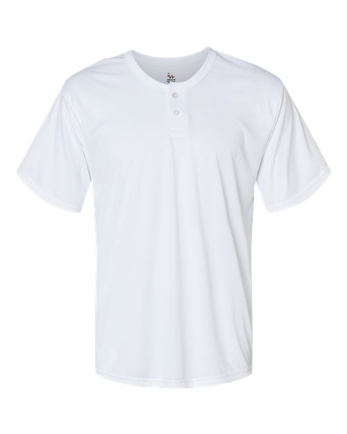 Alleson Athletic 7930 B-Core Placket Jersey #color_White