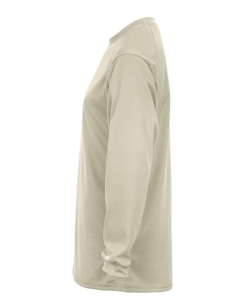 Badger 4104 B-Core Long Sleeve T-Shirt #color_Sand