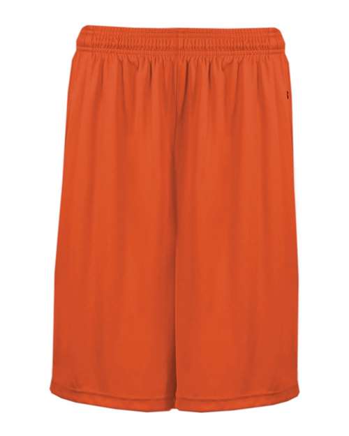 "Badger 4119 B-Core 10" Shorts with Pockets #color_Burnt Orange"