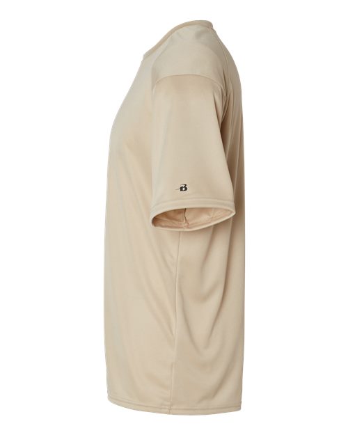 Badger 4120 B-Core Sport Shoulders T-Shirt #color_Sand