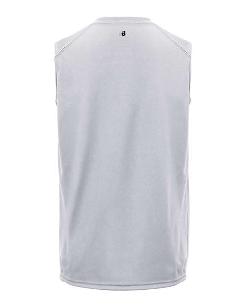 Badger 4130 B-Core Sleeveless T-Shirt #color_Silver